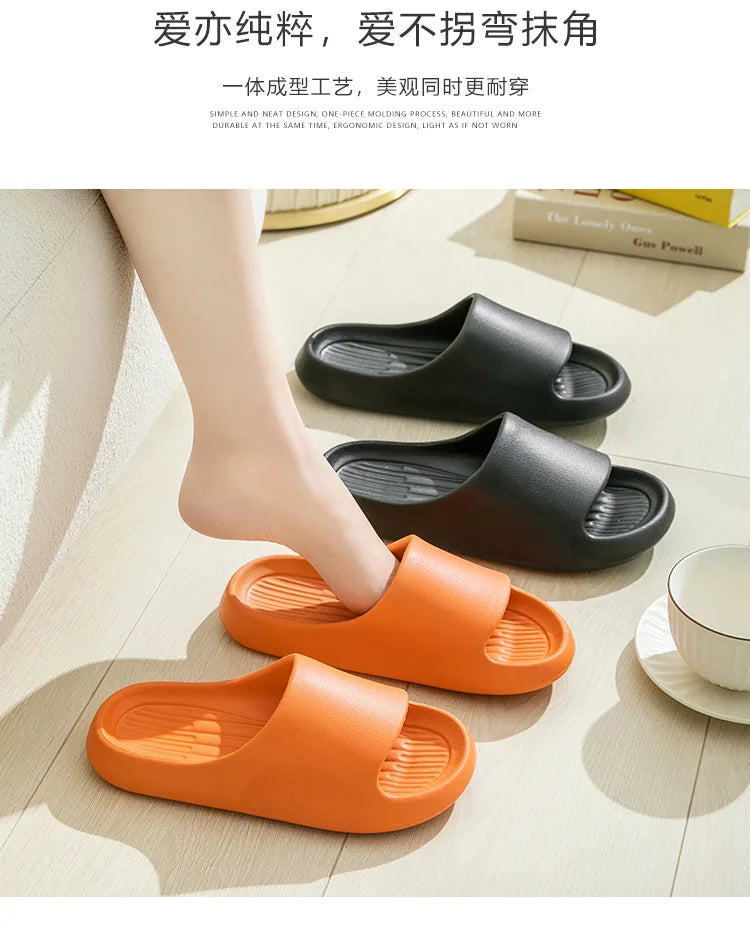 Big Size 47 48 50 Men Summer Slippers Indoor EVA Women Slipper Sandals Bathroom Flip Flops Bedroom Flat Slides
