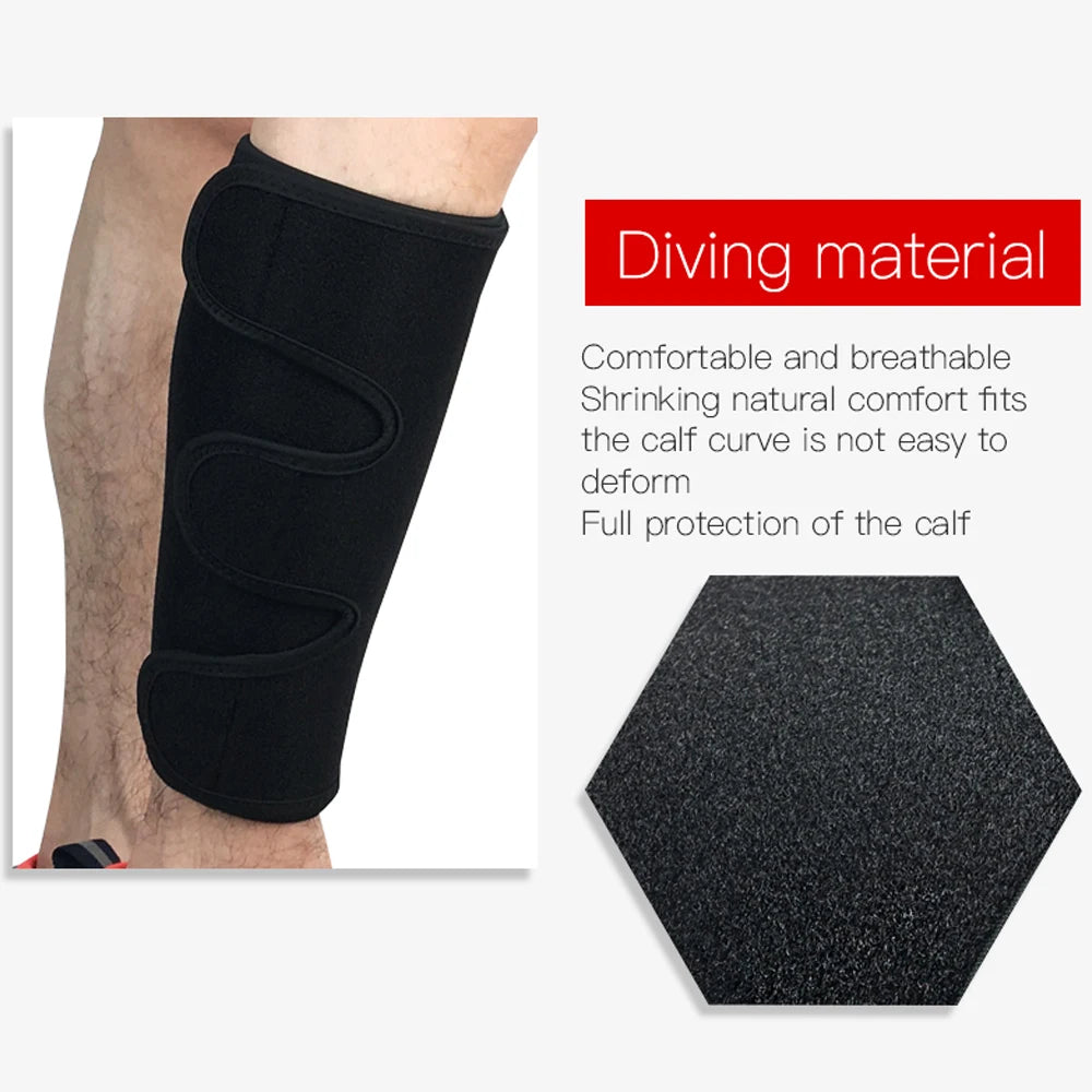 1PC Sport Shin Guard Crossfit Adjustable Calf Compression Sleeve Cycling Football Basketball Weightlifting Calf Support Brace
