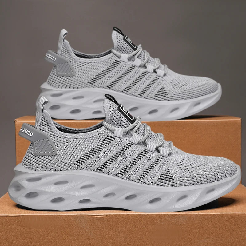 Men Shoes Comfortable Unisex Sneakers Breathable Couple Running Shoes Women Tennis Sports Shoe Size 37-47 Yellow Walking Sneaker