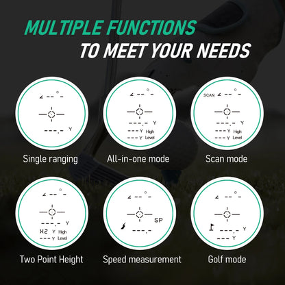 Golf Laser Rangefinder With Flag-Lock Slope 600M 1000M