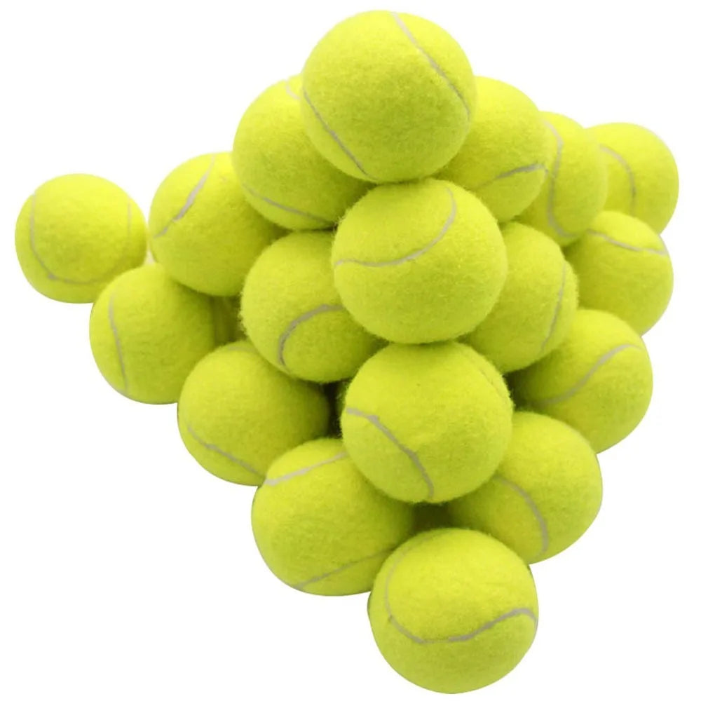 1/3/5pcs 5/3/1pcs High Elasticity Tennis Ball Elementary Match Training Durable Ball Fans Practice Durable Tennis Ball