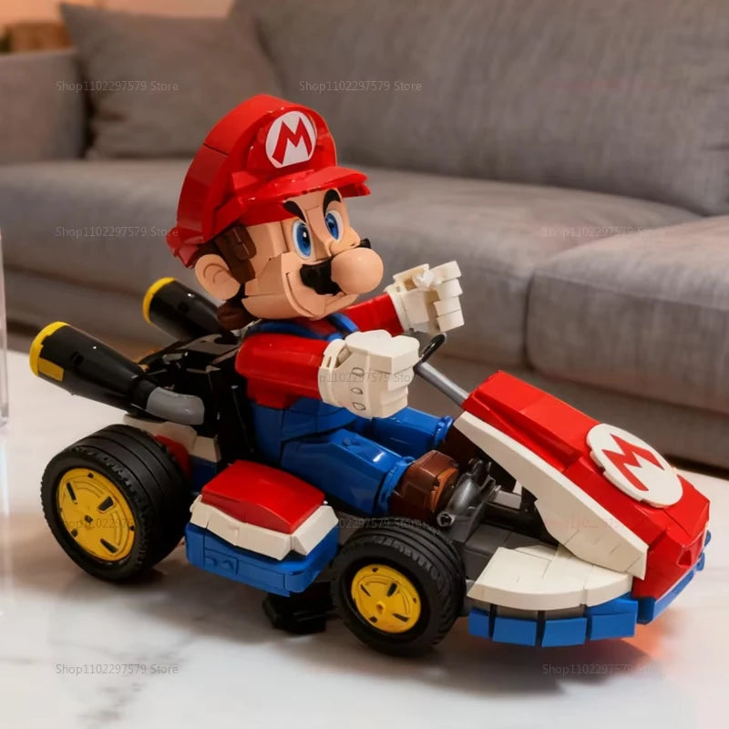 2025 New Racing Kart Building Blocks 1972pcs DIY Creative Educational STEM Playset Toy Set for Kids and Aldult Christmas Gifts