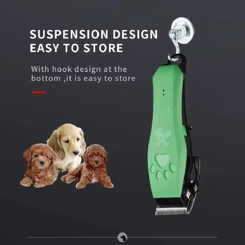 Professional Pet Hair Clippers – Rechargeable Adjustable Trimmer for Cats and Dogs
