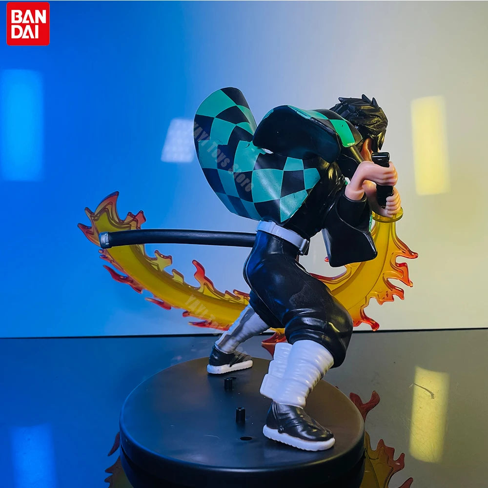 Hot Demon Slayer Anime Figure Tanjirou Agatsuma Zenitsu Kyoujurou Anime Model  Action Figure PVC collection Toy for Kids Gift