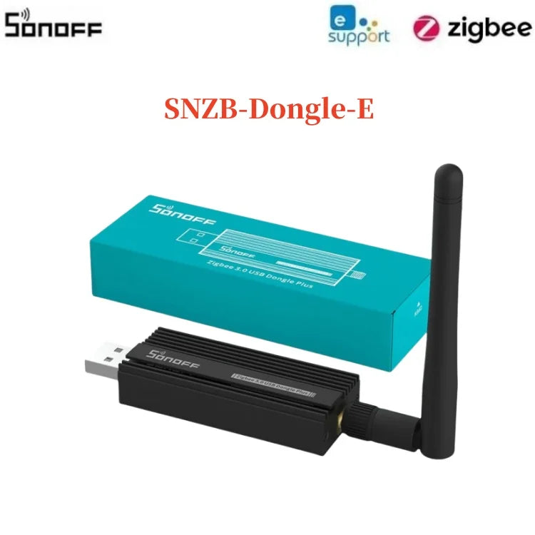 Sonoff Zigbee 3.0 Usb Dongle Plus ZBdongle-E Wireless Zigbee Gateway USB Interface Capture EFR32MG21 Google Home Voice Control