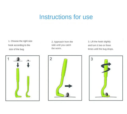 Pet Tick Removal Tweezer Plastic Flea Mite Remover Tool