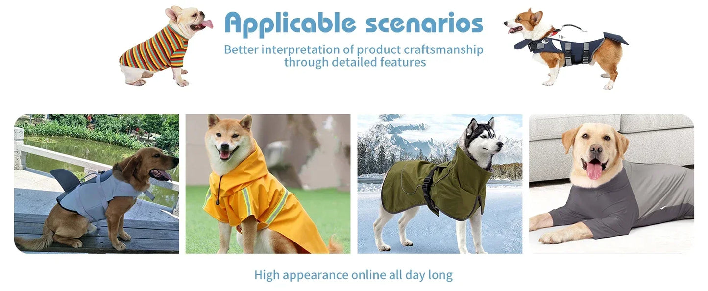 No Pull Dog Harness Front Clip Heavy Duty Reflective Easy Control Handle for Large Dog Walking