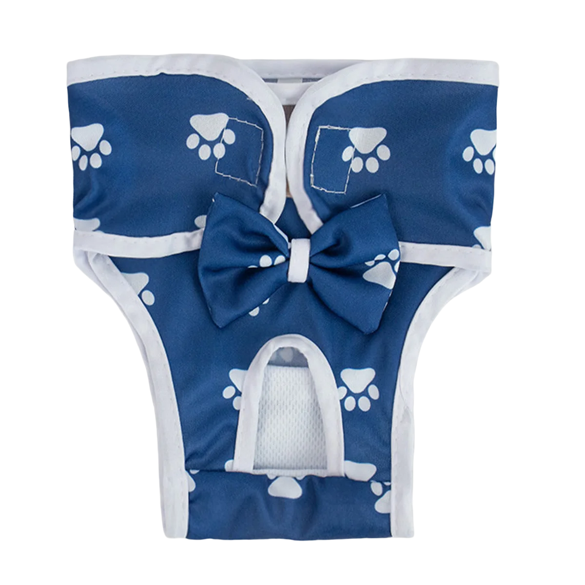 Pet Dog Physiological Safety Pants Female Dogs Pants Diapers Cute Footprint Menstruation Pants Reusable