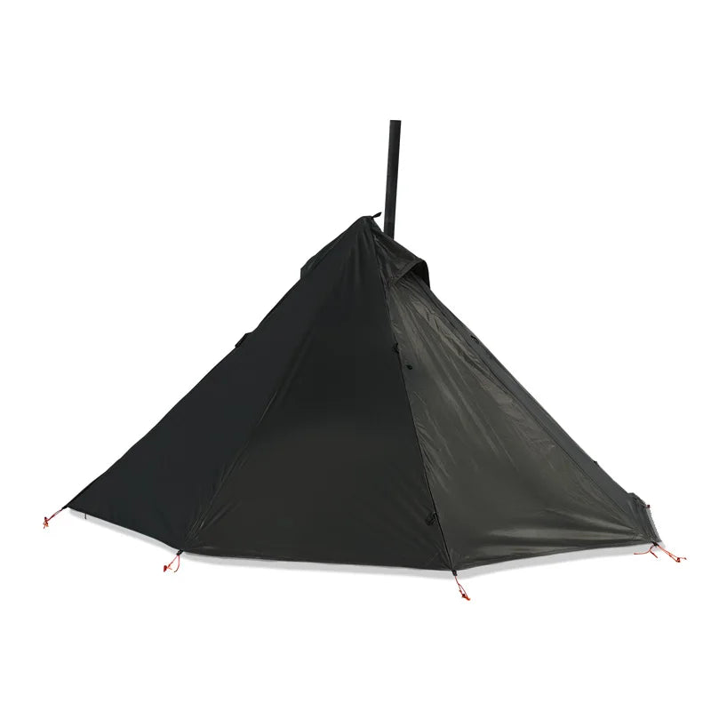 Hot Tent With Chimney Window Ultralight Double Layer Tipi Teepee 1 Person