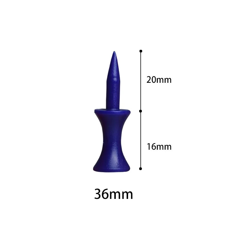 Plastic Golf Castle Tees Step Down Unbreakable Mixed or Same Height Value 50 Pcs, 2 3/4, 2 1/4, 2, 1 3/4, 1 1/2 Inch Length