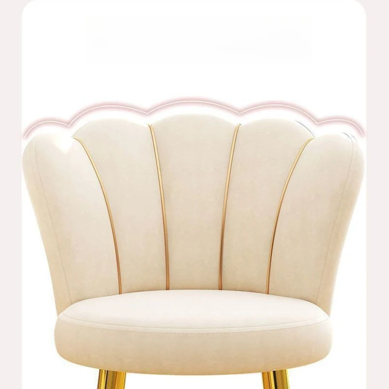 Nordic Dressing Chair Designer Home Armchair Living Room with Backrest Fashion Fauteuil Salon Household Essentials Bedroom Chair