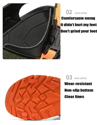Men's Sandals Wear-Resistant Outdoor Summer Breathable EVA Insole