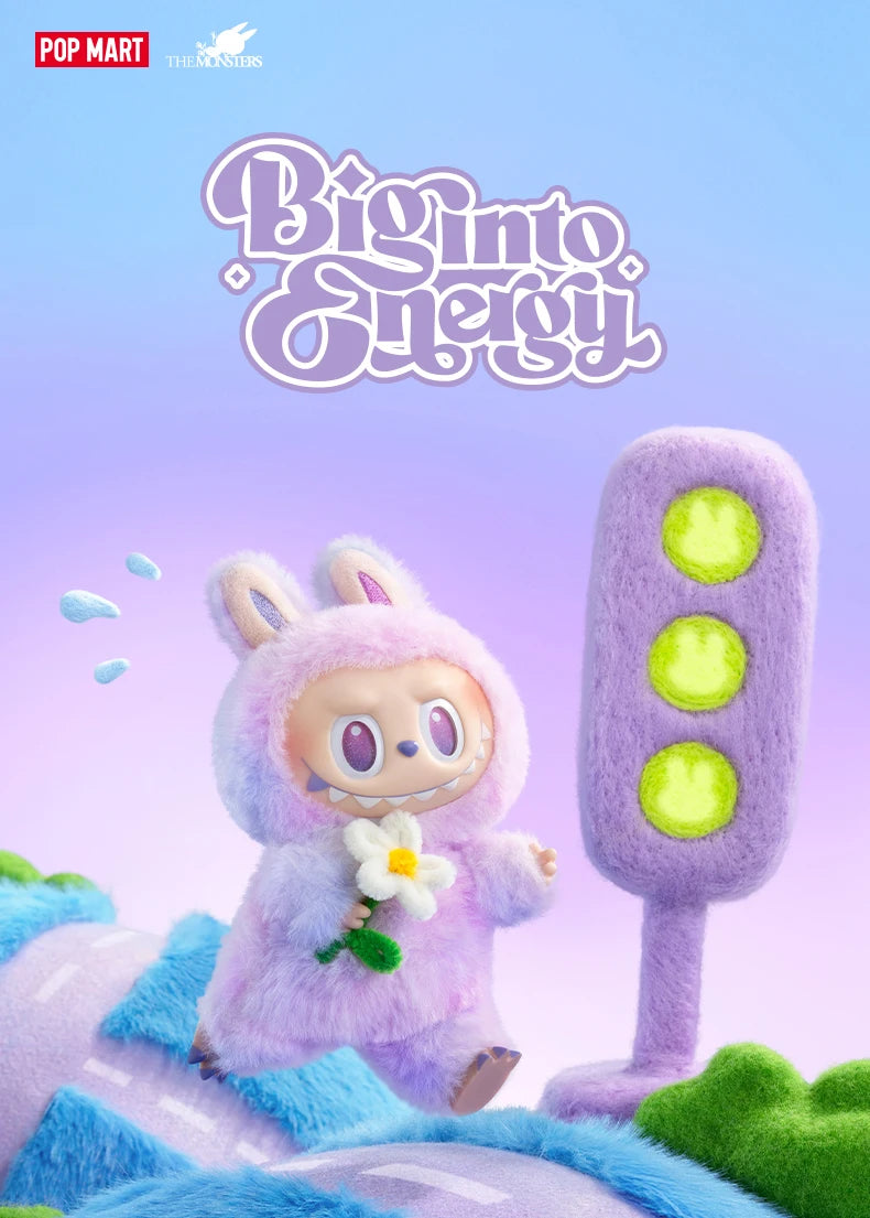 POP MART THE MONSTERS Big into Energy Series Vinyl Plush Blind Box Guess Bag Mystery Box Toys Doll Cute Figure Ornaments Gift