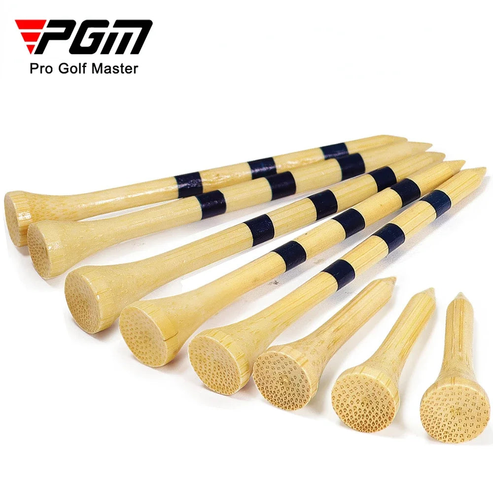PGM 50pcs Bamboo Golf Tees More Durable and Stable TE003-Y