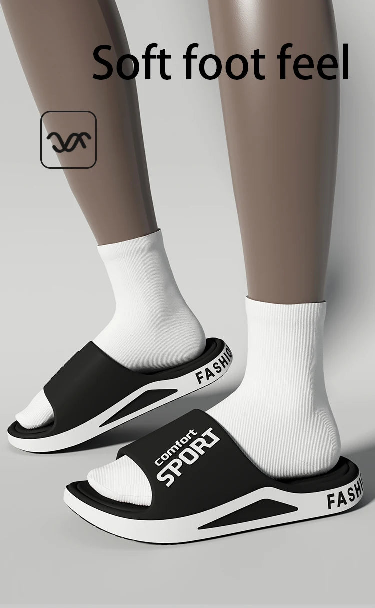 Men EVA Sandals Anti Slip Indoor Outdoor Slippers Breathable Shower