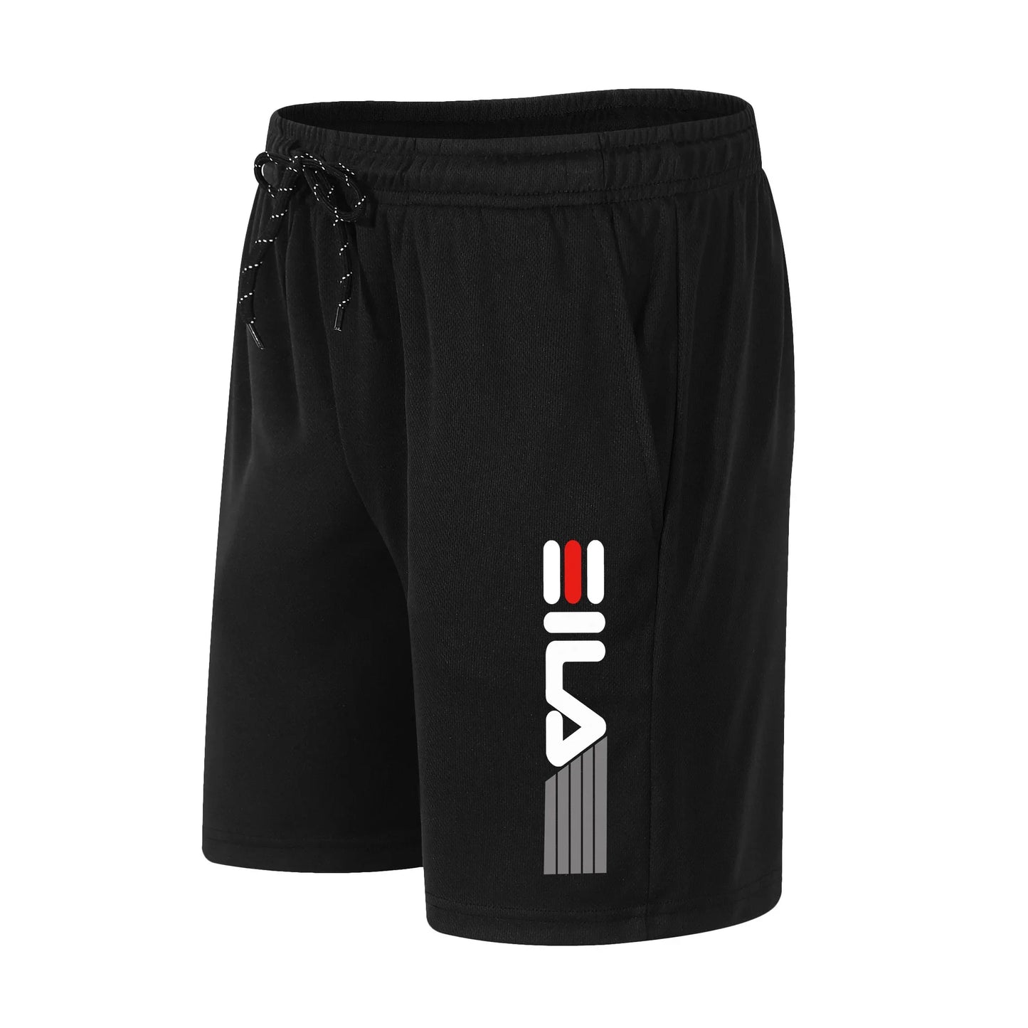 Men's Running Shorts Casual Sports Breathable Mesh Quick Dry Shorts Outdoor Hiking Clothing Fitness Quick Dry Drawstring Shorts