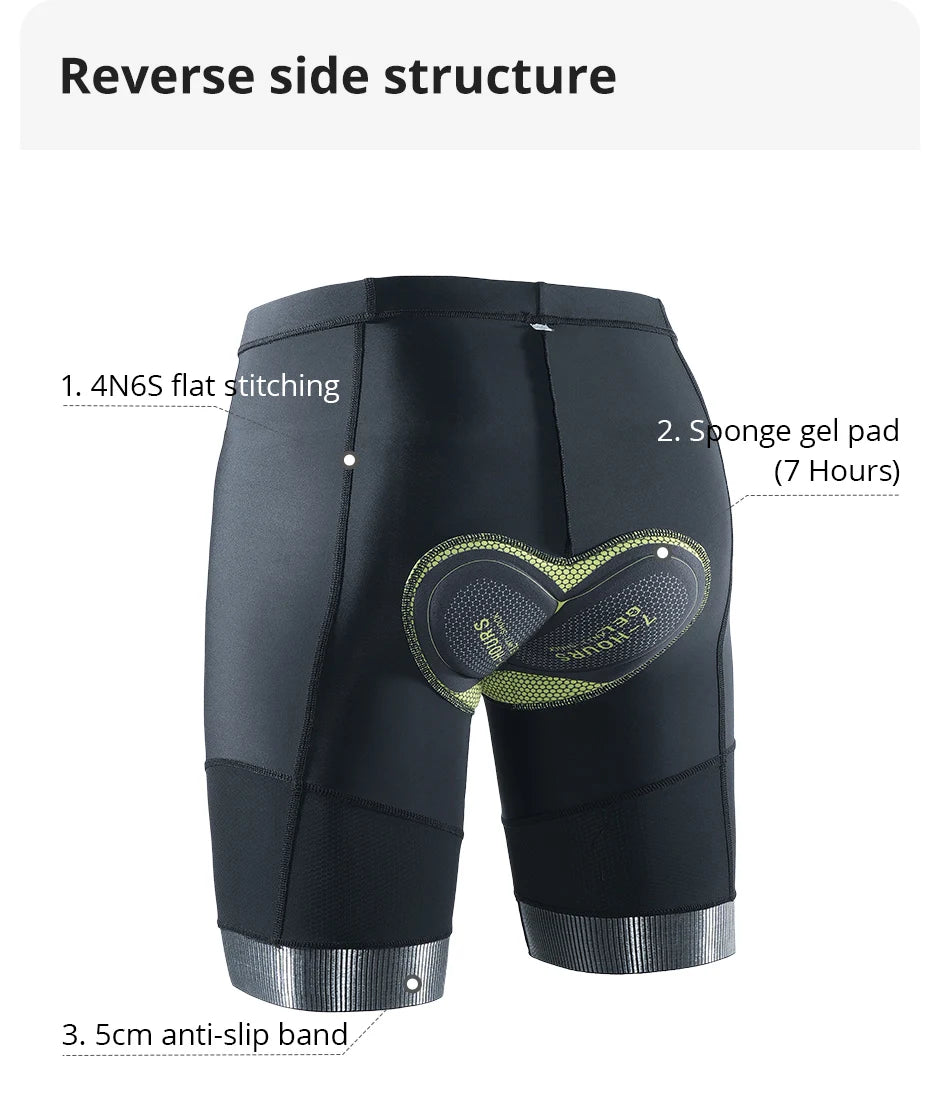 Cycling Shorts Men Gel Pad Bicycle Clothes MTB Mountain Road Bike Downhill Enduro Clothing Male Women 2024 Summer 7 Hours