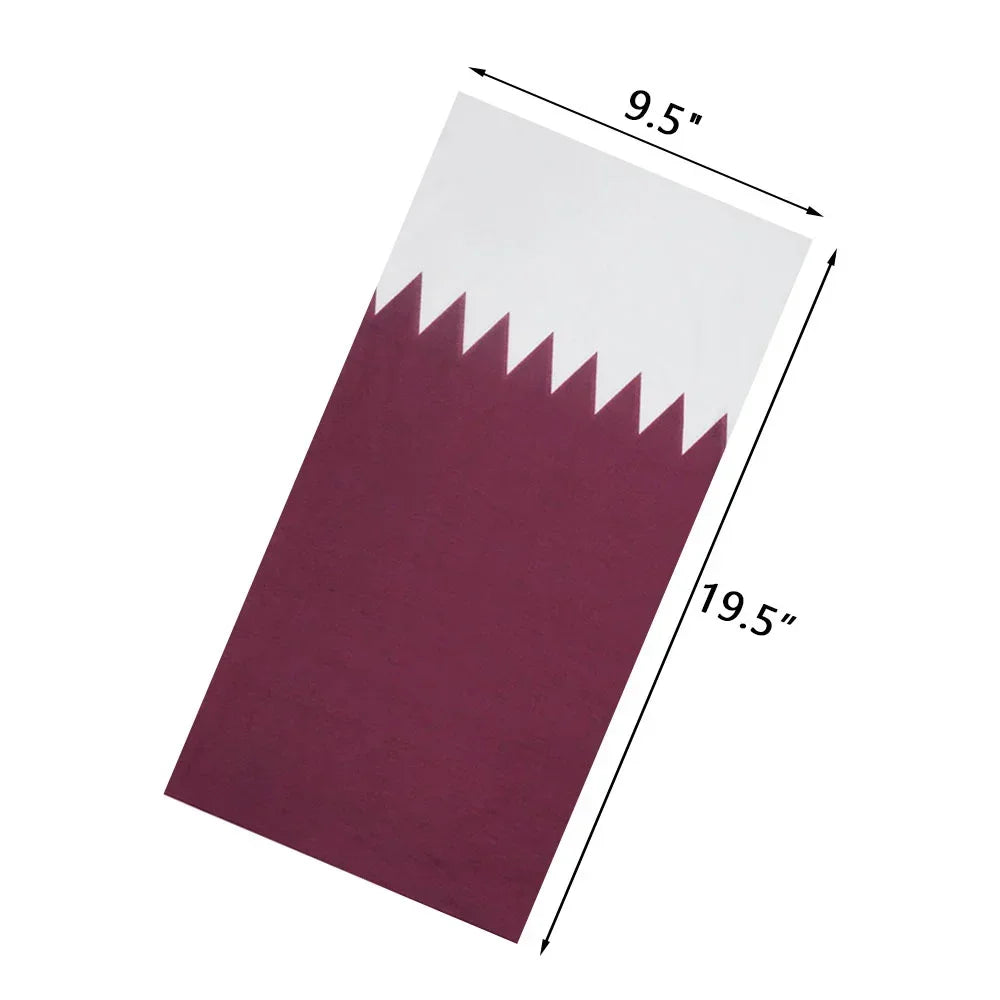 World Football Fans National Flag Face Bandanas Spain France Korea Mexico Germany Seamless Neck Gaiter Men Women Headwear Scarf