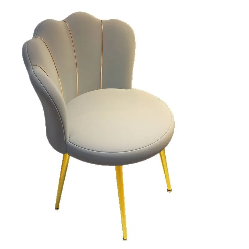 Nordic Dressing Chair Designer Home Armchair Living Room with Backrest Fashion Fauteuil Salon Household Essentials Bedroom Chair