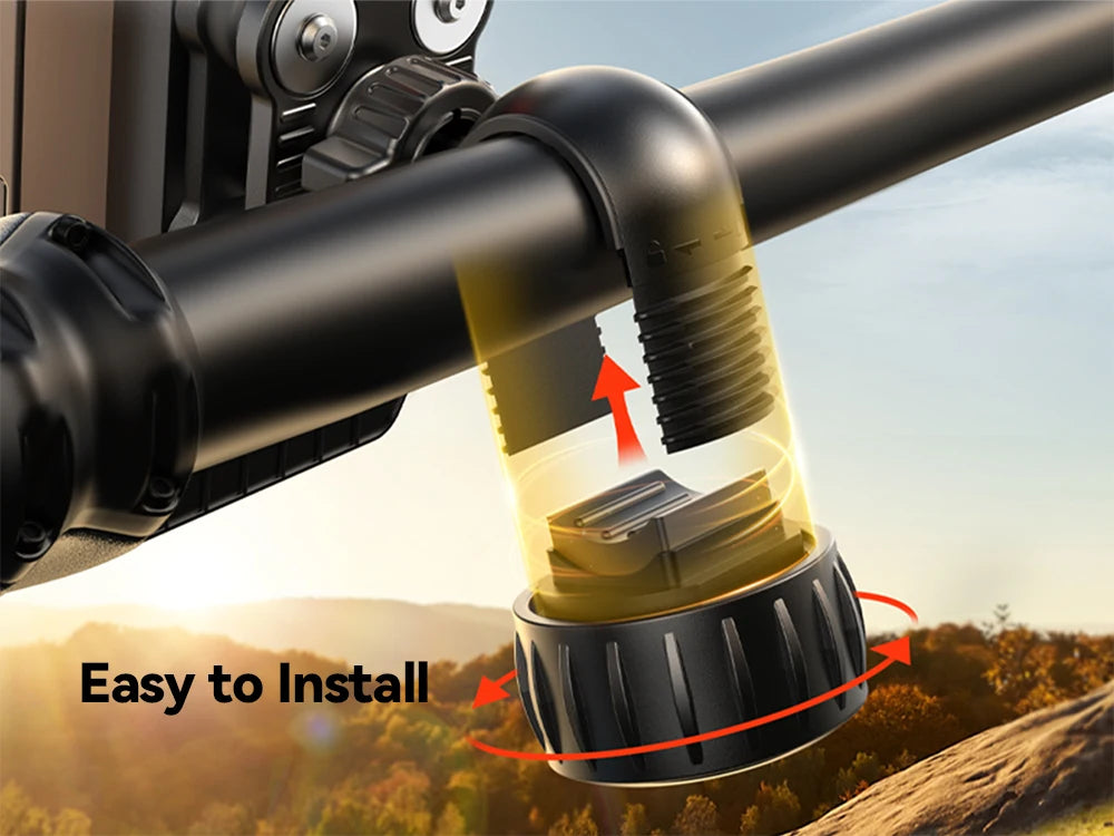 Joyroom Anti-Shake Bike Phone Holder Quick Install Bicycle Motorcycle Phone Mount with Vibration Dampener for 4.7-7" Phones