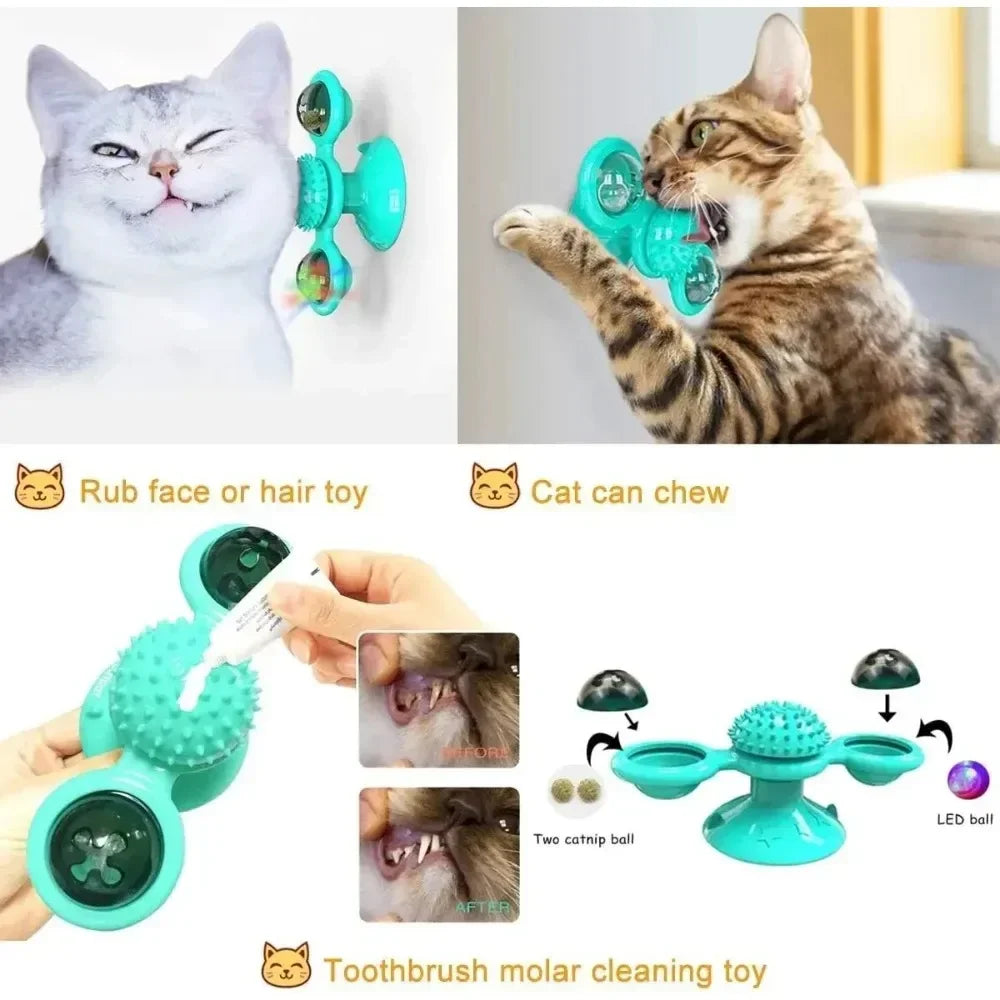 Cat Spinning Turntable Toy