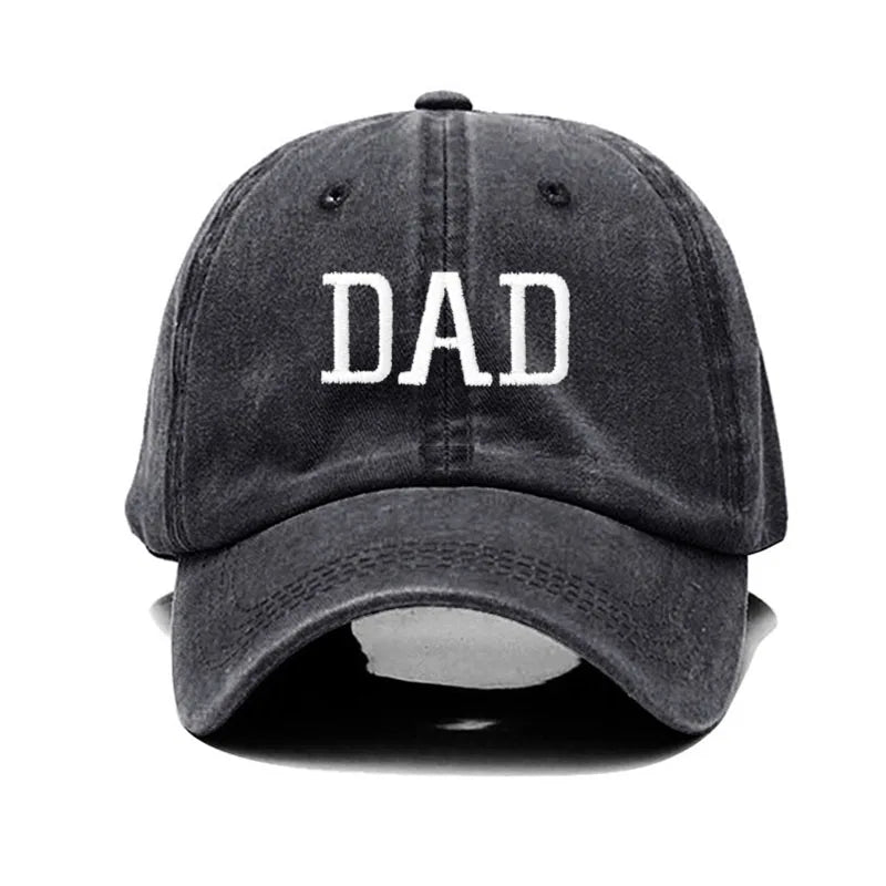DAD MOM Embroidery Pure Cotton Men's Baseball Cap For Man  Womne's Fashion Sport Golf Caps Sun Hat Dropshipping