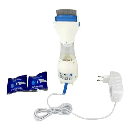 Electric Lice Grabber Comb for Dogs and Cats Stainless Steel and ABS