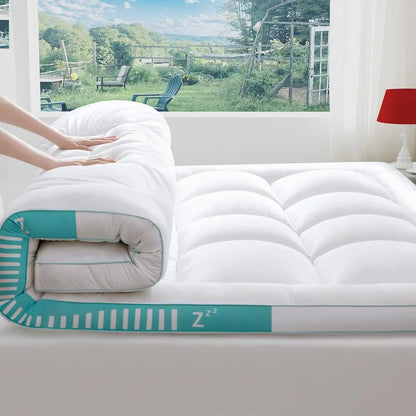 Mattress Topper Extra Thick Pillowtop Cooling Plush With 8-21 Inches Deep Pocket