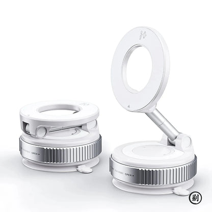 Car Phone Holder Vacuum Suction Cup 360-Degree Rotating Magnetic Universal Mount