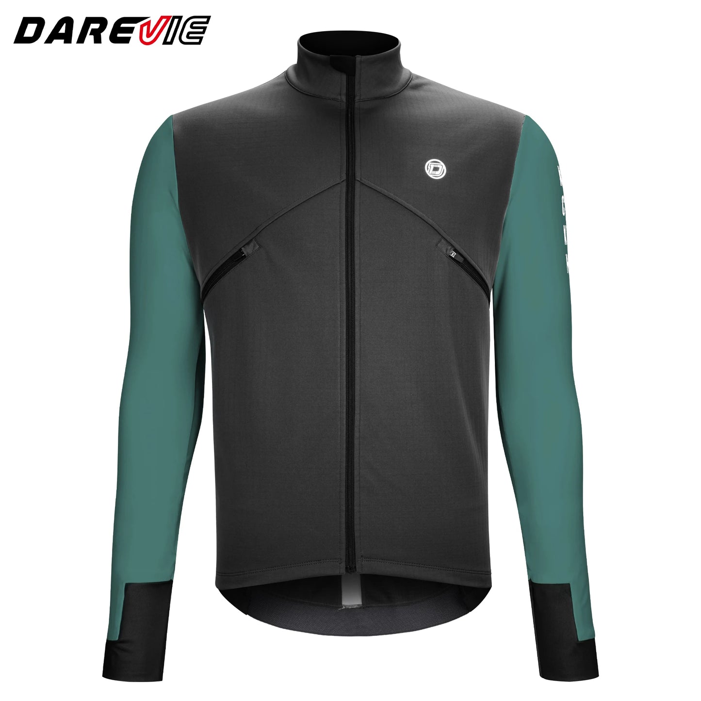 DAREVIE Cycling Men's Jacket WindProof Fleece Pro Cycling Jackets Longsleeve Warm Soft Brushed Pro Breathable Bicycle Clothing