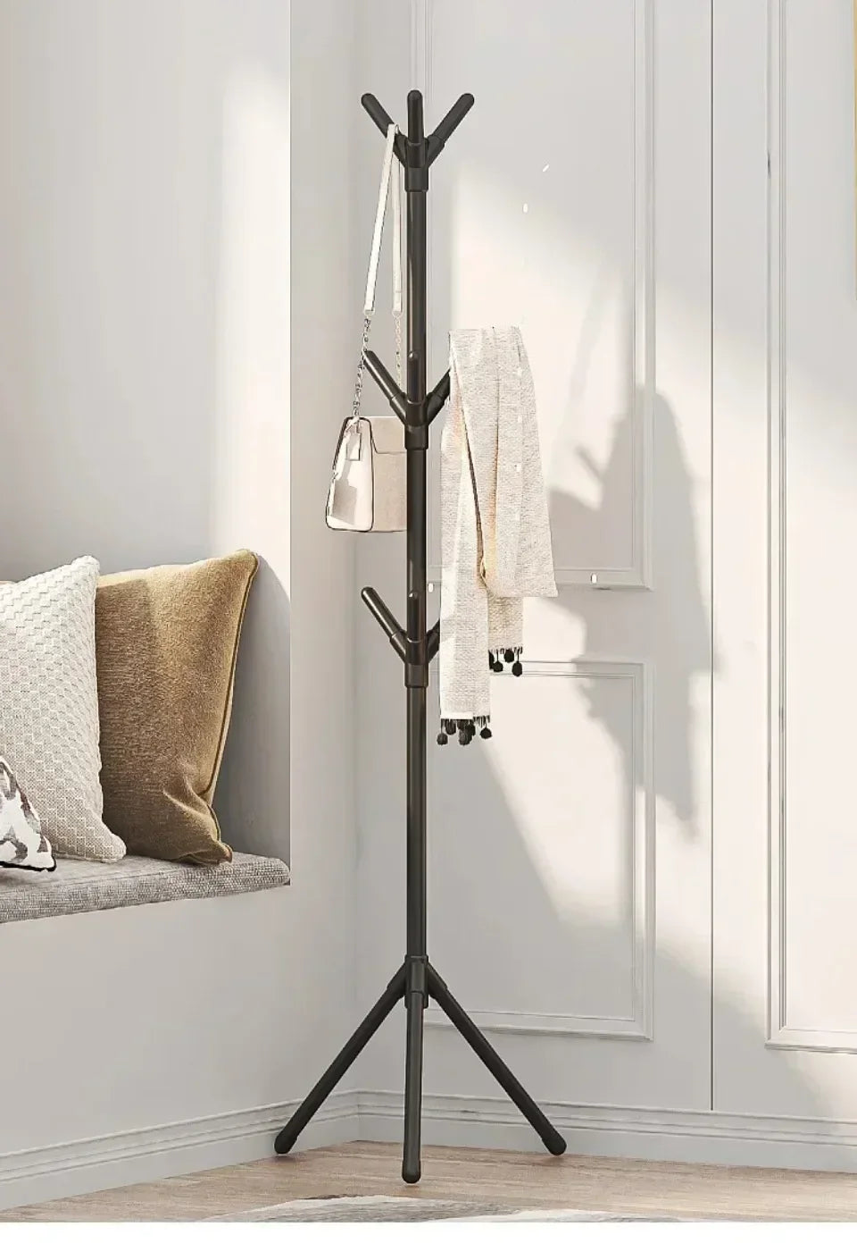 Vertical Coat & Hat Stand – Bedroom Storage Rack