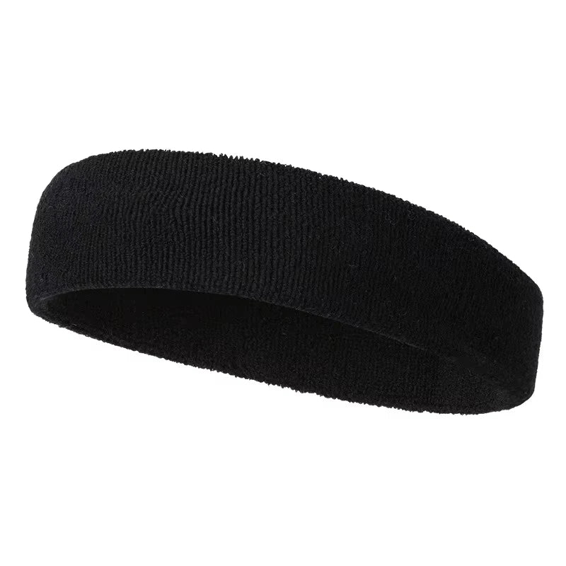 Outdoor Sweat Sports  Elastic Cotton Hairband Fashion Headbands For Women Men Solid Running Fitness Yoga Hair Bands Stretch