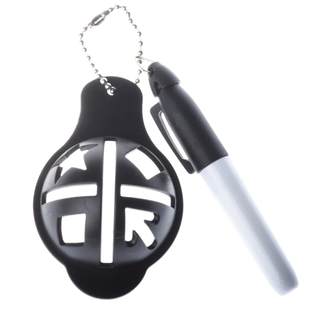 Golf Ball Line Marker With Marker Pen Liner Template Easily Drawing Tool 4 Color Golf Accessories
