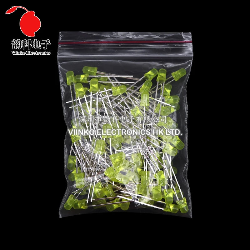 3MM 5MM Light Emitting Diodes Electronics Kit Box F3 F5 LED Diode Assorted Kit White Green Red Blue Yellow Orange