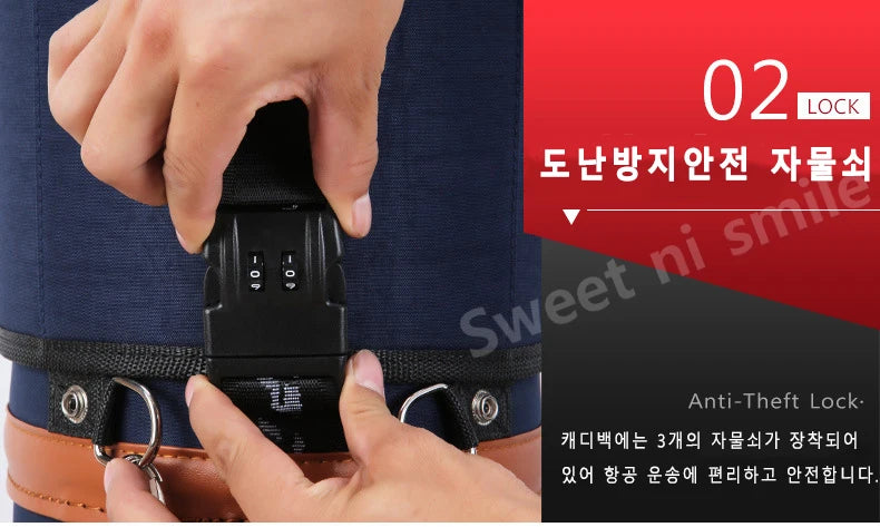 PGM Golf Multi-functional Towing Ball Bag with Ball Rod and Password Lock Aviation Bag QB038