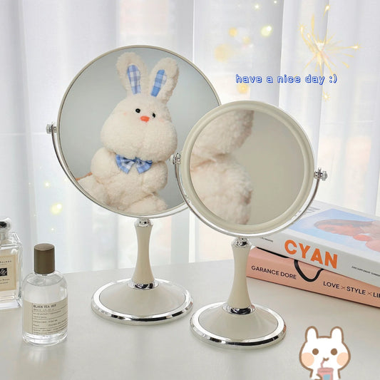 Elegant 360° Rotating Makeup Mirror (3X Zoom)