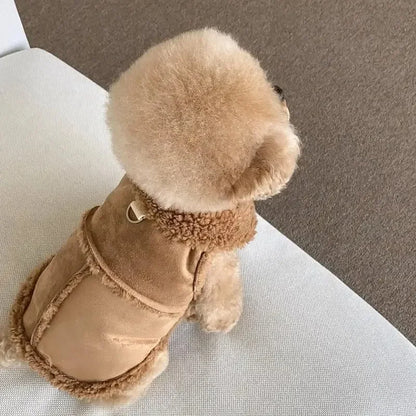 Dog Vest Jacket Cotton Autumn Winter For Small And Medium Dogs