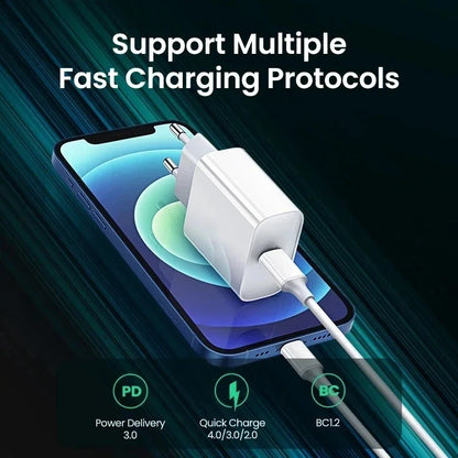 USB C PD Fast Charger 30W For iPhone 11 To 15 Pro Max