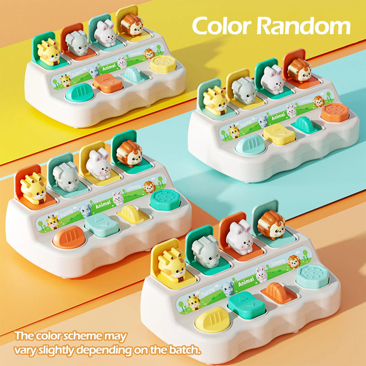 Montessori Pop up Animal Toys and Learning Boxes - Enhance Logic and Motor Skills, Suitable for Children's Birthday Gifts