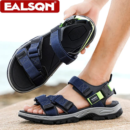 Men's Flat Sandals Breathable Open Toe Outdoor Casual Travel
