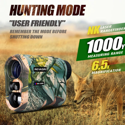 Hunting Laser Rangefinder 1000 Yards With Rechargeable Battery