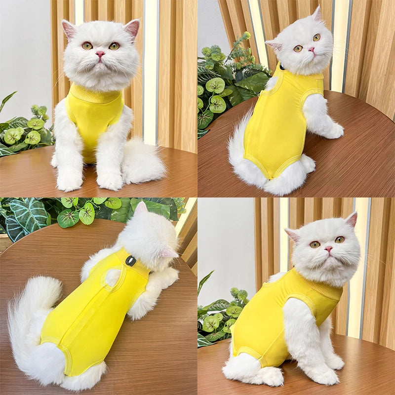 Cats Surgery Recovery Suit for Small Medium Dog Cat Vest  Pet Shirt Soft Pajama After Surgery Wear Recovery Clothes Anti Licking