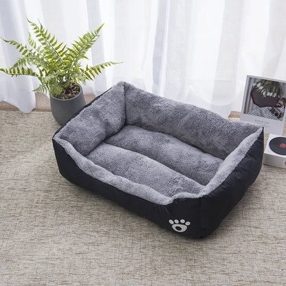Winter Pet Bed For Dogs And Cats Soft Warm House Mat Waterproof Fiber