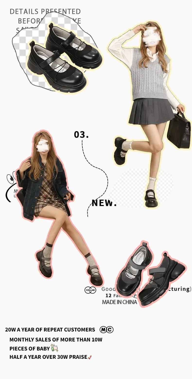 Autumn Chunky Women Sports Shoes Fashion Shallow Butterfly-knot Platform Sneakers Ladies Casual Flats Outdoor Mary Jane Shoe