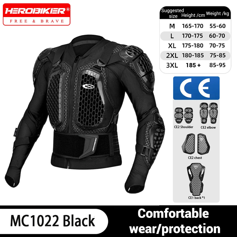 Motorcycle Jacket Men Women Armor Jacket Motorbike Body Protective Motocross Racing Jacket CE Certified Riding Protective Gear