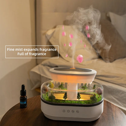 Ultrasonic Aroma Humidifier And Essential Oil Diffuser With Colorful Light
