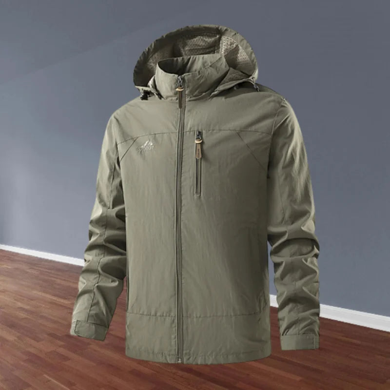 Large M-5XL Cross border Autumn/Winter Outdoor Single layer Windproof Stormtrooper Hoodie Casual Stormtrooper Sport Jacket Mount