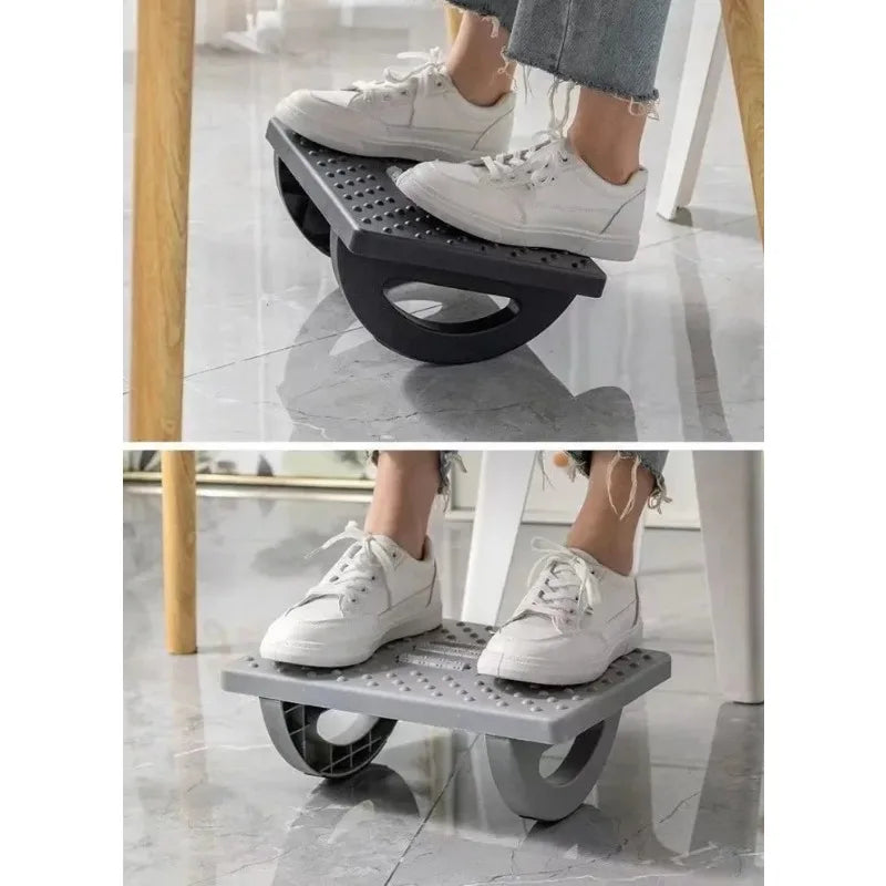 New Portability Foot Rest Under Desk Footrest Ergonomic Foot Stool With Massage Rollers Foot Rest For Home Office Work