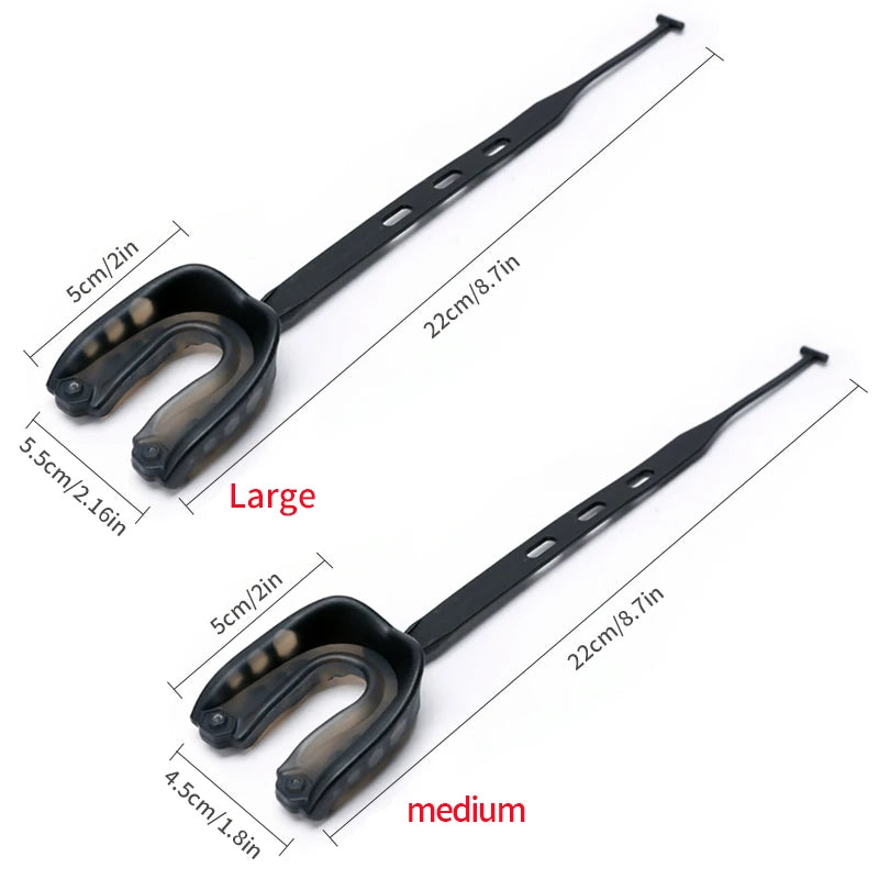 1PC Non-toxic Gum Shield American Football Rugby Thai Boxing Taekwondo Wrestle Tooth Protective Mouth Guard with Hanging Strap