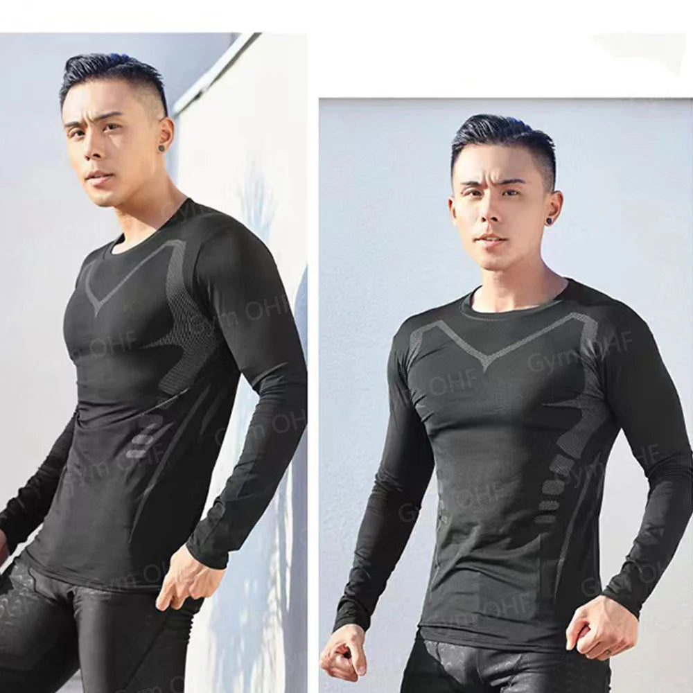 Spider Compression Shirt Mens Rashguard Fitness For Men Gym Sports T-Shirt Running Sweatshirt Outdoor Mountaineering Training